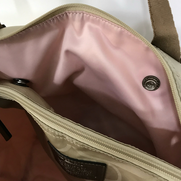 Coach Getaway Nylon Signature Packable Weekender Tote with Pouch (F77321) EUC - Picture 7 of 8